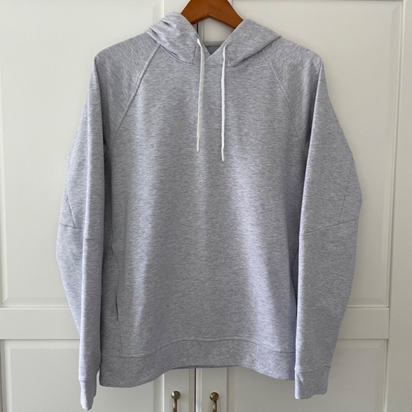 Lululemon City Sweat Pullover Hoodie, Heathered Light Grey, Size Medium - Picture 2 of 11